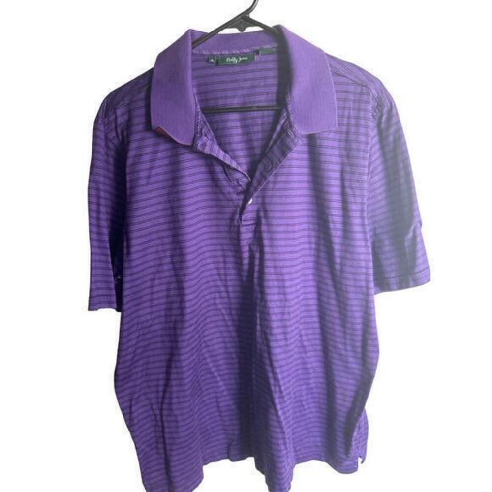Bobby Jones Mens Grape Cpolored Polo shirt sizexl Pima‎ cotton
